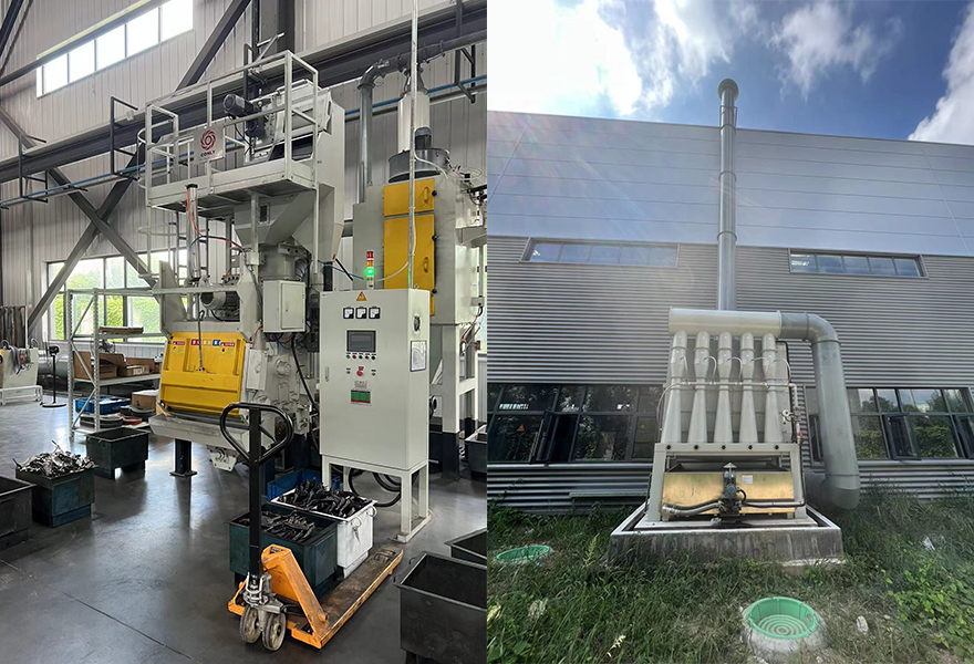 鋁件（jiàn）拋（pāo）丸機（jī）除塵